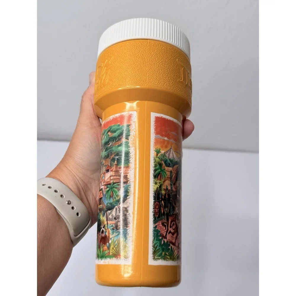 The Lion King Disneyland Coca Cola Sipper Drink Cup w/cover Vintage (for Parts)